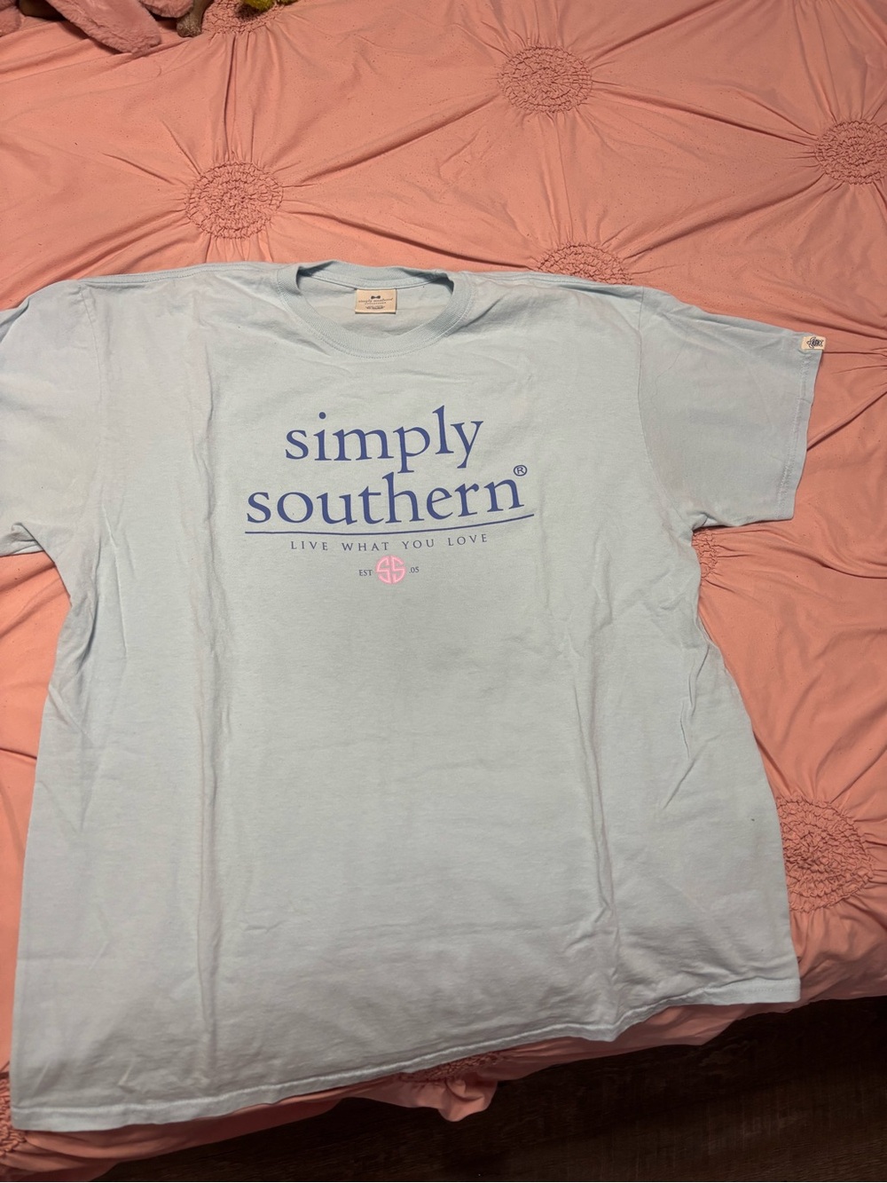 Simply Southern Light Blue Tee